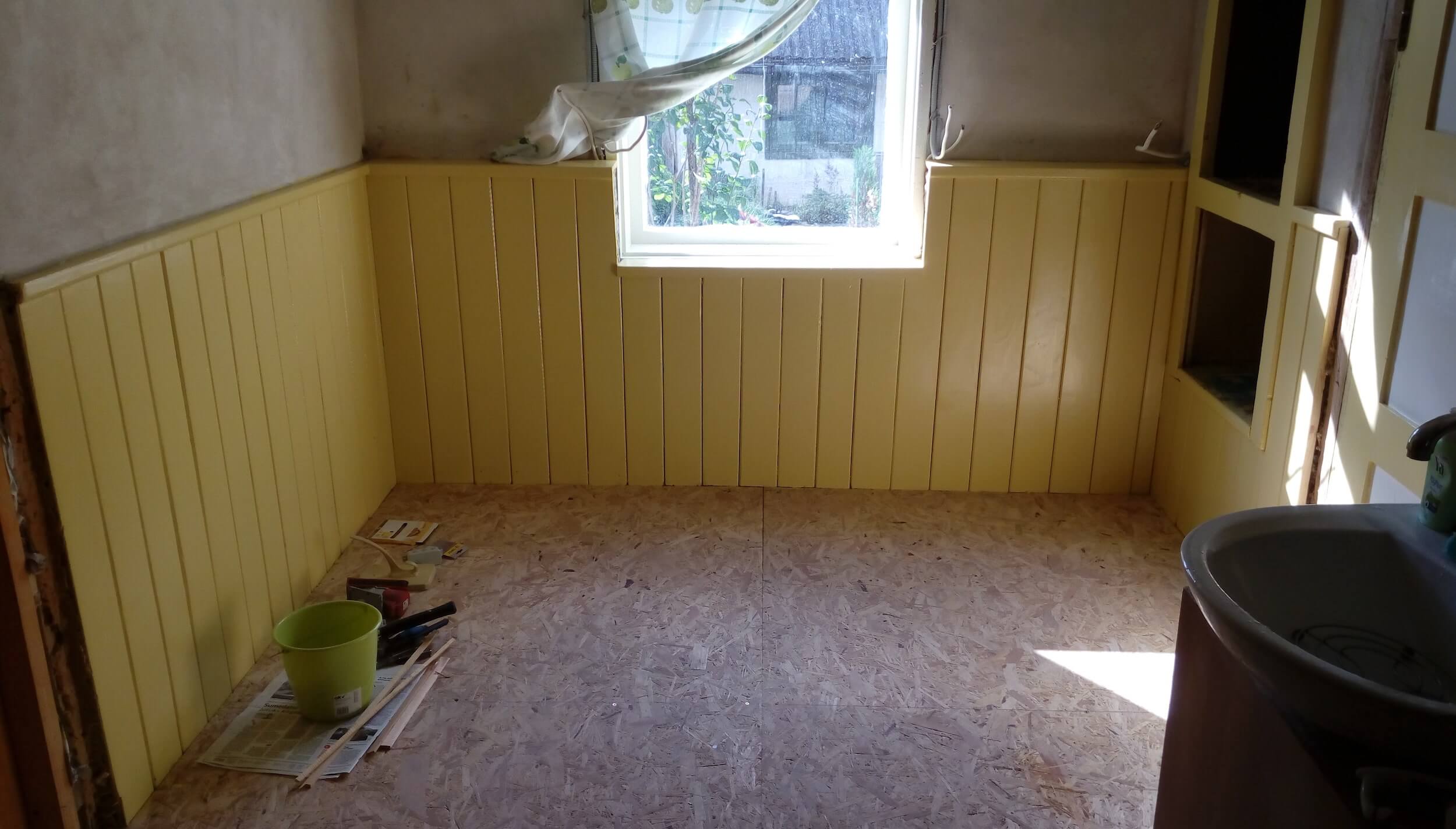 Taluköögi põrand ja puitlambrii restaureerimine 2018
